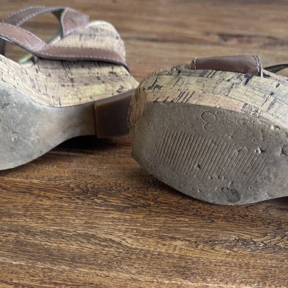 Jessica Simpson Bologna Cork High Heels, Size 6.5 - Picture 2 of 6